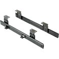 thumbnail image 1 of Ball Bearing Slides For Platform/shelf Or Keyword Drawer For Under Desk, Height Adjustment Keyboard Slide Kit, Steel, Black Zinc Plated, 2ut, 1 of 3