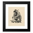 thumbnail image 2 of Arnold Peter Weisz-Kubínčan 12x14 Black Modern Framed Museum Art Print Titled - Seated Man (Tired) (1943-1944), 2 of 5