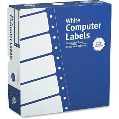 Avery Continuous Form Computer Labels, 3-1/2