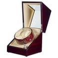 thumbnail image 2 of JQUEEN Double Watch Winder with Quiet Motor, Ebony Wood Paint Watch Winders for Automatic Watches, 2 of 7