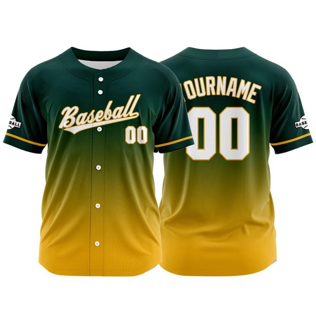 Baseball Custom Name Number Athletic Performance Top for Men and Women