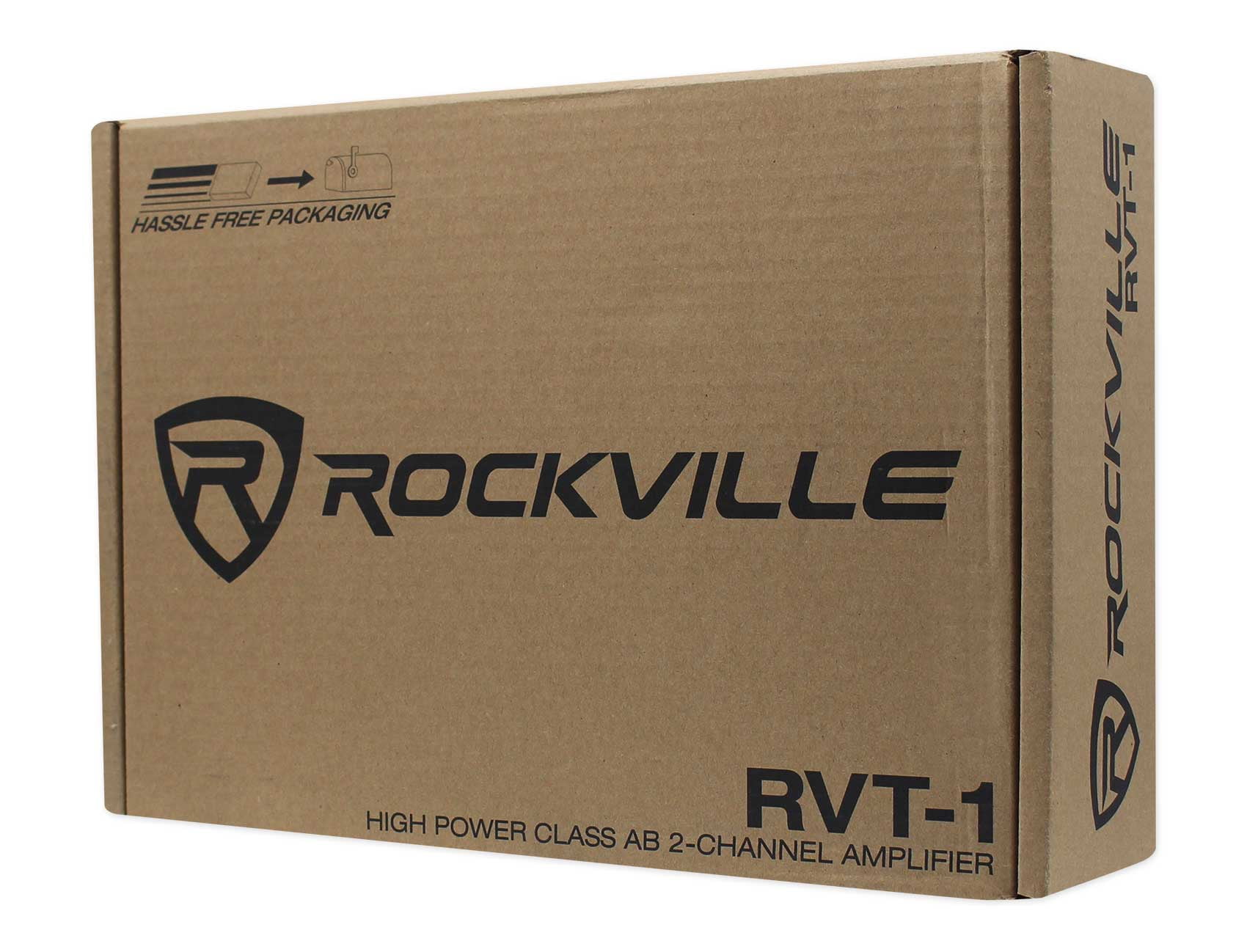 Rockville RVT-1 1000w Peak/250w RMS 2 Channel Car Amplifier+Amp Wire Kit