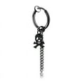 thumbnail image 1 of Pendientes de acero de titanio con personalidad para hombre, pendientes de temperamento moderno, pendientes de cadena de borlas largas para mujer, ajuste ajustable, 1 of 4