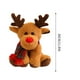 thumbnail image 3 of Muñeco de peluche de ciervo colorido, regalo de Navidad, lindo muñeco de ciervo navideño, regalo de vacaciones, suministros de decoración navideña, 3 of 5
