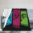 thumbnail image 2 of The Powerpuff Girls Bed Blanket Air Conditioner Quilt Ultra Soft Flannel Blanket All Season Fuzzy Blanket Reversible Fluffy Plush Blanket 40"X30", 2 of 8