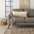 thumbnail image 3 of Mina Victory Life Styles 14x30" Cotton Ombre Tassels Throw Pillow in Blush Pink, 3 of 5