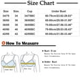 thumbnail image 3 of Womans Nursing Bra Front Release Glossy Comfortable Breathable Bra Underwear No Rims, 3 of 9