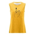 thumbnail image 4 of T-Shirt Décontracté Sans Manches pour Femmes, Col Rond, avec Imprimé Floral - pour Usage Quotidien, 4 of 4