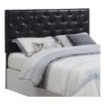 thumbnail image 1 of Kassel Dark Brown Faux Leather Queen Headboard, 1 of 9