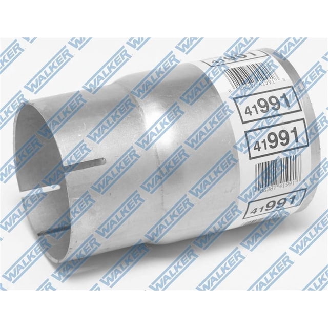 Dynomax Exhaust Pipe Adapter 41991 3-1/2 Inch Diameter Inlet; 4 Inch Diameter Outlet; 6 Inch Overall Length; Aluminized Steel