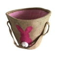 thumbnail image 1 of Billuyoard Bolsa de conejito de gran capacidad, cesta de Pascua resistente al desgaste, cubos de vacaciones presentes, patrones surtidos, bolsas Almacenamiento y organización del hogar Doble Asa Roja, 1 of 6