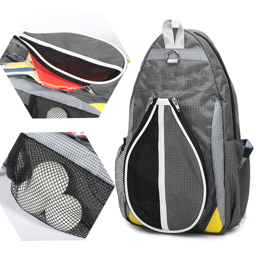 Durability Nylons Table Tennis Rackets Crossbody Bag Waterproofed for Beginners