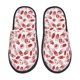 thumbnail image 1 of Balery Red Football Pantuflas de Casa de Felpa Silenciosas con Diseño Estampado, Zapatillas Cómodas Antideslizantes de Algodón para Interior-Large, 1 of 8
