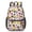 Baseballs and Footballs, variant on Baseballs Yellow Pattern 17" School Backpacks for Teens,Waterproof Oxford Fabric,S-Shape Padded Straps for School,Travel,Hiking,Camping