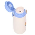 thumbnail image 2 of Bouteille d'Eau en Acier Inoxydable Enfants Voyage Portable Mignon Modèle de Bande Dessinée Flacon à Vide Cadeau 420mlbleu, 2 of 7