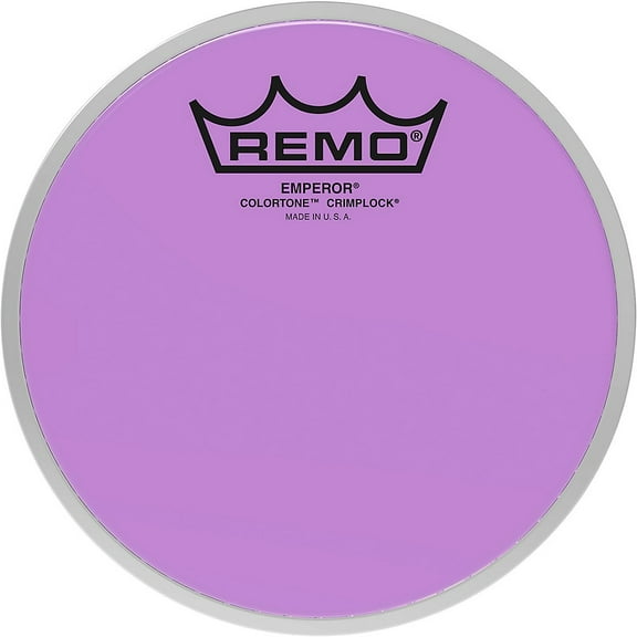 Remo Emperor Colortone Crimplock Purple Tenor Drum Head 13 in.