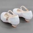 thumbnail image 5 of hengsof Girls' Dress High Heel Sandals Stylish Comfortable Crystal Shoes Perfect for Performances Stages and Parties Suitable for Children Aged 4-12.5 Years, 5 of 6