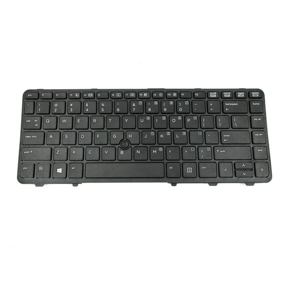 HP ProBook 640 G1 645 G1 US Keyboard with Pointing Stick 738688-001