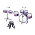 thumbnail image 3 of Kids Jazz Drum Set Percussion Music Instrument Early Learns Learning Music Illumination para la escena Performance Regalo cumpleaños Niños, 3 of 9