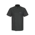 thumbnail image 1 of iiniim Unisex Chef Jacket Men's Chef Coat Restaurant Hotel Home Kitchen Uniform Top Grey XXL, 1 of 7
