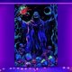 thumbnail image 2 of Tapiz de calavera con luz negra, tapices reactivos a los rayos UV, sol y luna, tapiz de esqueleto de mago gótico, tapiz de bruja colorido, tapiz de árbol vertical hippie para dormitorio (73x 95CM, 2 of 5
