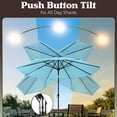 thumbnail image 4 of Pure Garden 10FT Patio Umbrella with Auto Tilt and Vented Canopy (Blue), 4 of 8