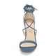 thumbnail image 3 of Sandalias con cordones Allegra K tacón Alto Abierto Mujer neblina azul 36, 3 of 7