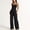 Black2, variant on Women Jumpsuits Formal Sleeveless Baggy Long Pants Spaghetti Strap One Piece Jumpsuits V Neck Baggy Overalls Going Out Beach Summer Rompers XL