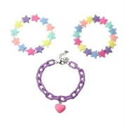 Acrylic Candy Color Children's Bracelet Accessories Kids Handmade Creative Jewelry Bangles Birthday Gift
