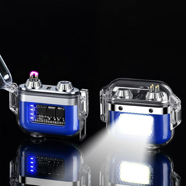 Briquets Briquet Électrique Briquets Électriques Briquet USB Rechargeable Briquet d'Extérieur Briquets USB Rechargeables Sans Flamme Plasma Briquets Cool pour le Camping la Randonnée