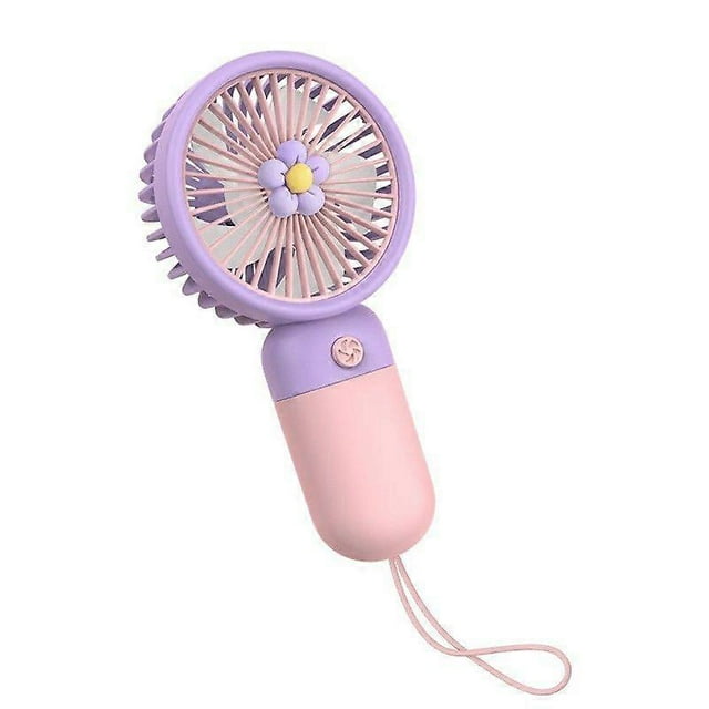 USB Rechargeable Handheld Mini Fan - Portable and Colorful for Summer Cooling