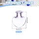 thumbnail image 2 of Uxcell 10 Pcs Mini Botellas de Vidrio Colgantes, 0.01oz/0.5ml Frascos Pequeños en Forma de Corazón con Tapones de Corcho Botellas de Deseos para Manualidades de Fiesta Decoraciones de Boda, Púrpura, 2 of 6