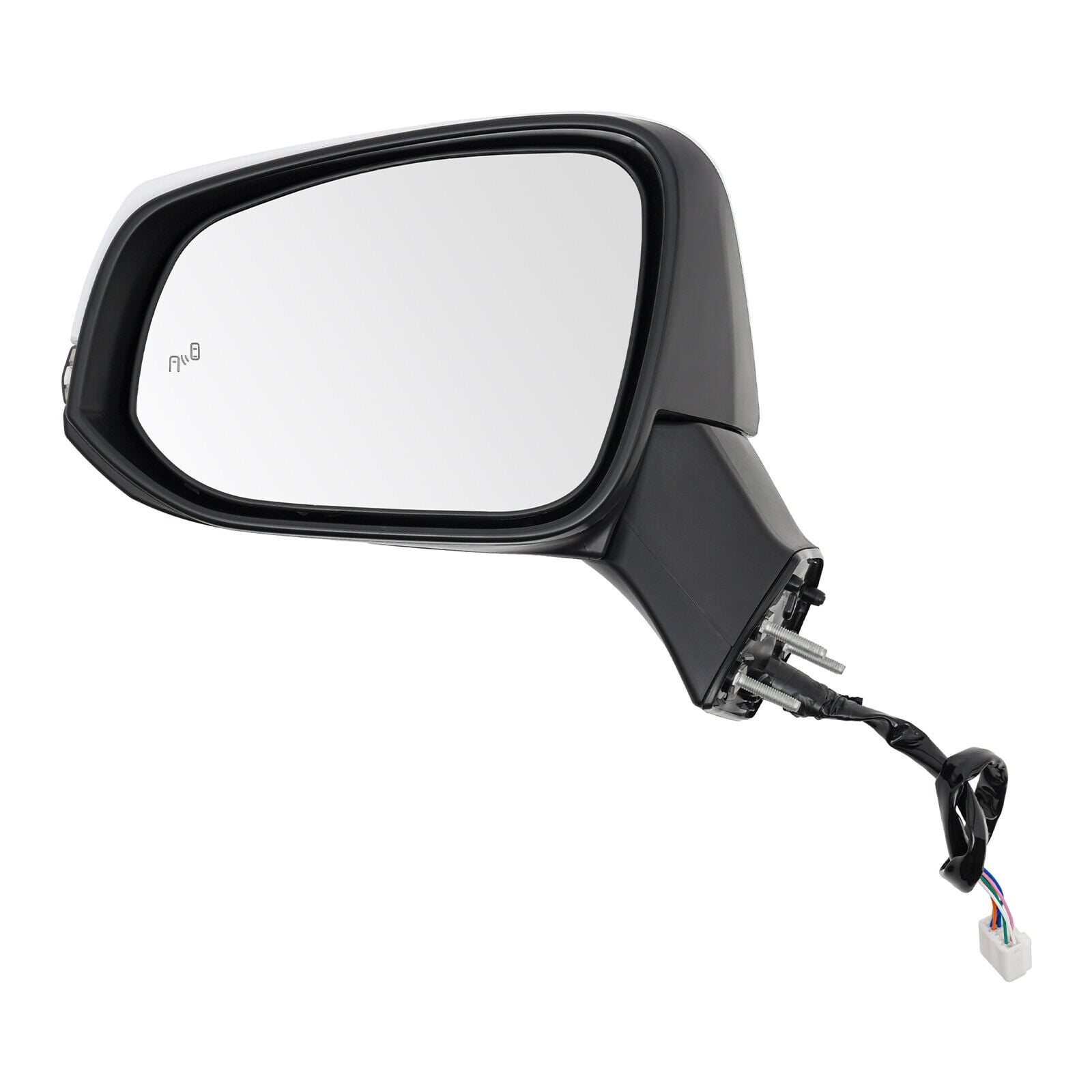 8 Pin Car Side Mirror for 2019-2024 Toyota RAV4 Power Heated Turn Lamp, Left Side Mirror, Driver Side Mirror
