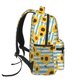 thumbnail image 3 of Easygdp Blue White Striped Sunflower A Mochila Ergonómica Versátil para Laptop - Múltiples Bolsillos, Correas Ajustables, Unisex para Escuela, Viajes y Actividades al Aire Libre-One Size, 3 of 5