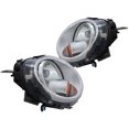 thumbnail image 3 of APA Replacement Head Light for 2007 2008 2009 2010 2011 2012 2013 2014 2015 Mini Cooper Yellow Turn Indicator Design Passenger Right Driver Left Set MC2503105 MC2502105 PAIR, 3 of 9