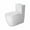 White with HygieneGlaze, variant on Duravit 2173012001 0.92 GPF Dual Flush Elongated Toilet, White