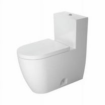 Duravit 2173012001 0.92 GPF Dual Flush Elongated Toilet, White