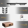 thumbnail image 4 of Stehlen 642167819035 Hoop Drop Step Side Nerf Bars Rail Running Boards v2 - Matte Black For 1999-2016 Ford F250 / F350 / F450 / F550 Superduty Super ( Extended ) Cab, 4 of 8