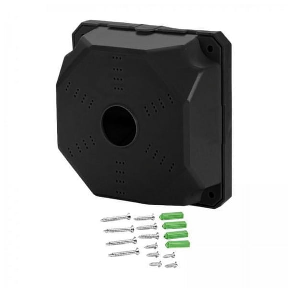 Miulika 4x Dome Camera Mount Box Junction Outlet Box Convenient Practical Mount Bracket Camera Junction Mounting Box for Security Camera