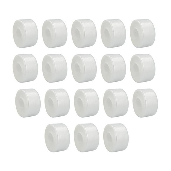 SSBM Coreless Stretch Wrap with Handle 3" x 2000' 18 Rolls 32 Gauge Clear Plastic Hand Shrink Film for Pallet Packaging Moving