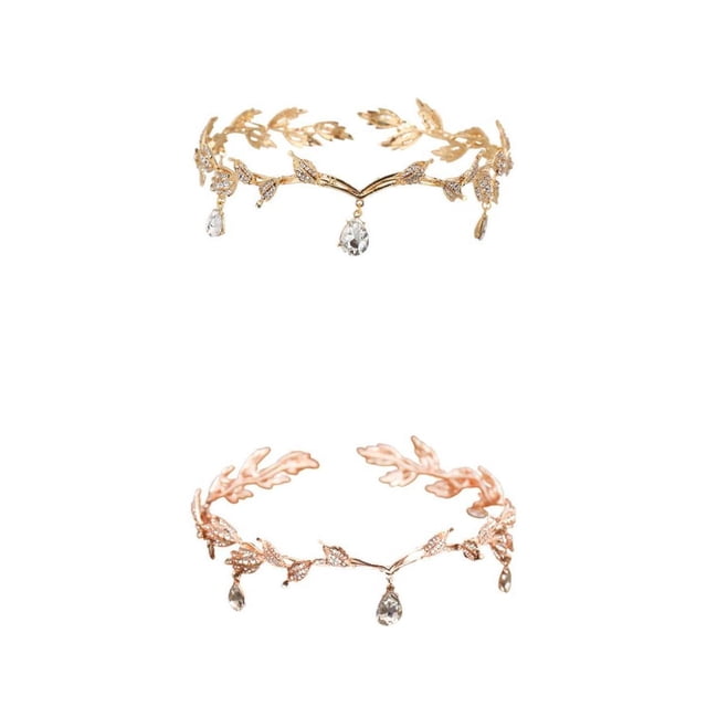 Diadema Soledad con Cadena para la frente Cristal para Joyería para el cabello