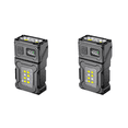 thumbnail image 1 of Llavero con luz LED COB SMD con clip para gorra y carga USB, linterna LED, luz de trabajo giratoria, 1 of 8
