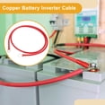 thumbnail image 7 of Unique Bargains 1 Pc 8 AWG Gauge Universal Battery Inverter Cable for Car Vehicle Boat RV Solar Battery Cable Tinned Copper 3/8" Lug 5/16" Lug Red 3FT, 7 of 7