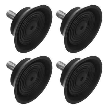 MLINS 4 Pcs Exercise Equipment Mat Treadmill Pads Protective Anti-Slip Treadmill Foot Pad Exercise Bikes Leveling Feet For Carpet Floors Gym Accessories