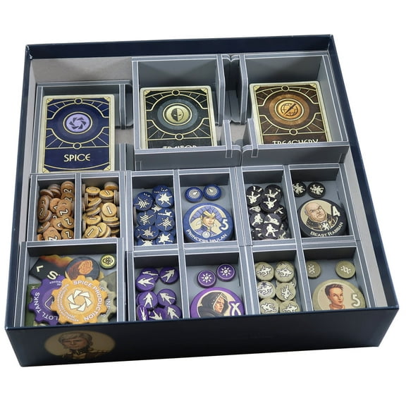 Folded Space Dune and Expansion Board Game Box Inserts