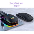 thumbnail image 5 of Pour Ordinateur Portable Léger Portable Lumière Colorée Bluetooth Rechargeable Silencieux Souris Sans Fil, 5 of 5