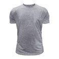 thumbnail image 2 of toraway Chemises pour Hommes Manches Courtes Décontractées Faciles à Enlever Réhabilitation Bouton Pull Col Rond T-Shirt L, 2 of 3