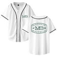 thumbnail image 2 of Maddox Batson MB Logo Merch Baseball Jersey Shirt V-Neck Women Men Short Sleeve Streetwear Clothes, 2 of 3