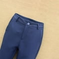 thumbnail image 4 of Pantalones Rectos Azul Oscuro Pantalones de Vestir Mujer Entallados Entallados Pantalones Tipo Lápiz Pantalones Largos Pantalones de Tubo Primavera/otoño OL Pantalones de Traje Profesionales, 4 of 11