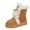 Orange, variant on Snow Boots for Women,Winter Boots,Ankle Boots and Fluff Boots With Fleece,Fur Lined Short Boots